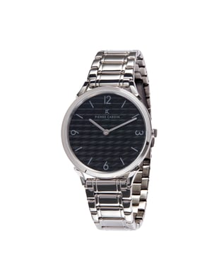 Pierre Cardin Pigalle Stripes Men's Silver Watch CPI.2019