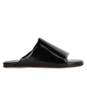 Bottega Veneta Kussen Slippers Zwart