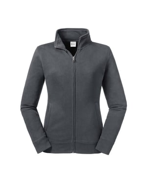 Russell Womens/Ladies Authentic Sweat Jacket (Convoy Grey)