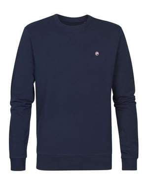 Petrol Industries - Heren Logo Sweater Seaviewpark - Blauw