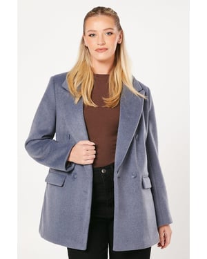 Brushed Wool Blazer Coat