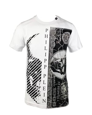 Philipp Plein MTK1448 "Money" 01 White T-Shirt