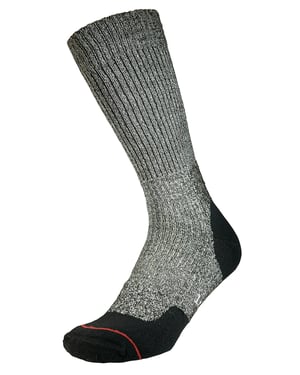 1000 Mile - Heren Fusion Repreve Dubbel Laag Duurzame Wandelsokken - Steenkool / Zwart