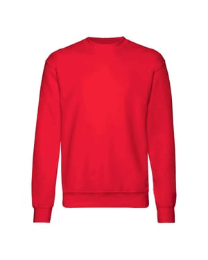 Fruit Of The Loom Kinder Unisex Premium 70/30 Sweatshirt (pak van 2) (Rood)