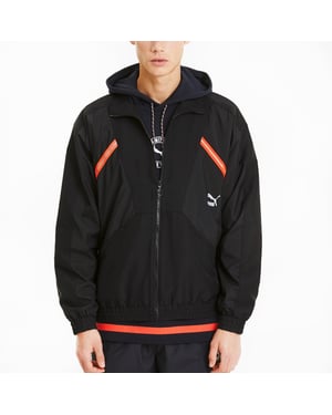 Puma TFS Tailored For Sport Woven Svart Träningstopp Herrjacka 596464 01