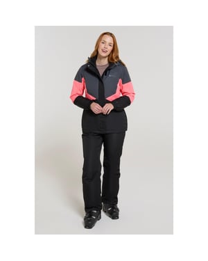 Mountain Warehouse Set med skidjacka och skidbyxor för damer/kvinnor (Bright Pink)