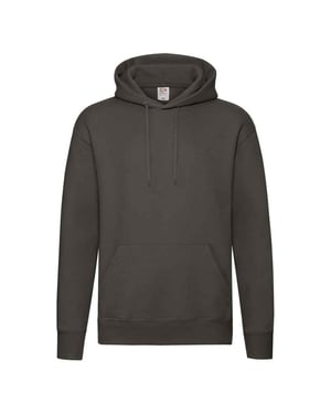 Fruit of the Loom Heren Premium Hoodie (Houtskool)