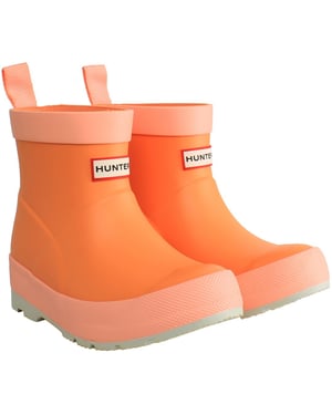 Hunter Play Short Kids Orange Boots