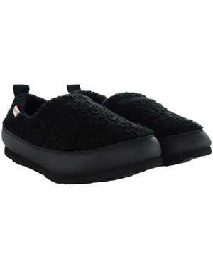 Hunter Sherpa Little Kids Black Slippers