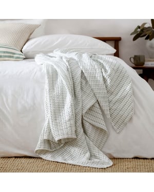 Yard Waffle Textured Bedspread