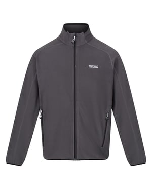 Regatta Mens Hadfield Fleecejacka med full dragkedja (Seal Grey)