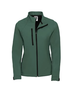 Russell Dames/dames Soft Shell-jas (Fles groen)