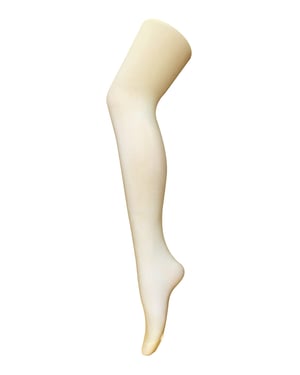 Dames 80 denier ondoorzichtige effen gekleurde panty's - Room
