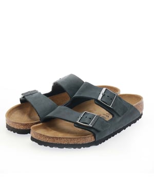 Men's Birkenstock Arizona Oiled Sandals in Black