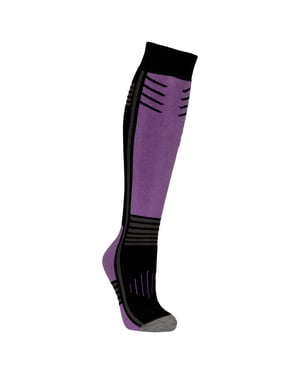 Trespass Unisex Vuxen Icy Skidstrumpor (Svart/Lila)