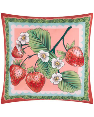 furn. Anemone Strawberries Floral Outdoor Cushion