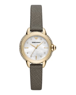 Emporio Armani Mia Dames Horloge Grijs AR11526