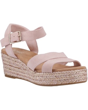 TOMS Audrey Leren Damessandalen Pale Rose