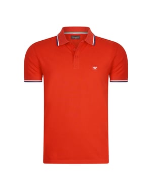 Cappuccino Italia Polo Applique Pique Rod