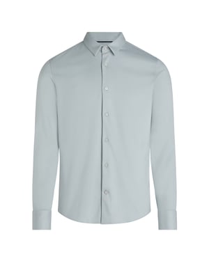 Calvin Klein Skjortor Smooth Cotton Slim Shirt Grå