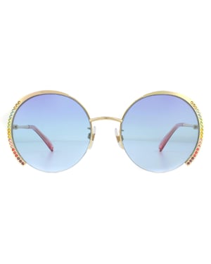 SWAROVSKI Zonnebril SK0280-H 32W Goud Blauw Verloop