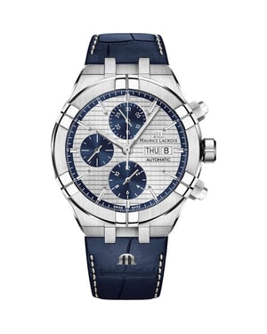 Maurice Lacroix Aikon Heren Horloge Blauw AI6038-SS001-131-1
