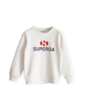 Superga Childrens/Kids Logo Sweatshirt (White)