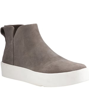 TOMS Verona Mid Leather Gröna stövlar för kvinnor