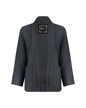 Weird Fish Dames/Dames Santosh Macaroni Cropped Vest (Marine)