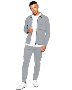 Enzo | Heren Cargo Tracksuit Set