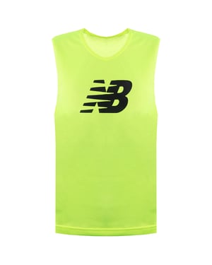 New Balance Training Bib Mens Fluo Yellow Vest