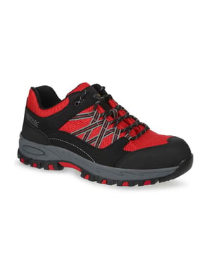 Regatta Unisex Adult Sandstone Safety Trainers (Red/Black)