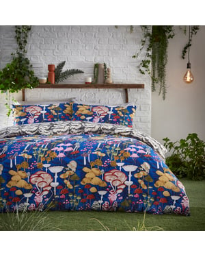 furn. Amanita Abstract Mushroom Duvet Cover Set