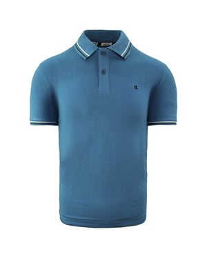 Champion Heritage Fit Heren Blauw Poloshirt