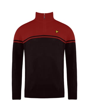 Lyle & Scott Croft Golf Heren Bruine Trui