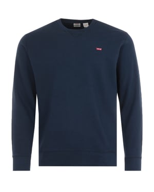 Levi's Nieuwe Original Duurzame Ronde Hals Sweatshirt - Blauw