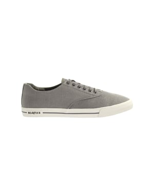 Seavees Hermosa Mens Grey Plimsolls