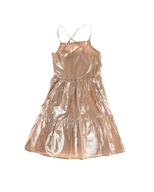 Metallic feestjurk 664477 meisje