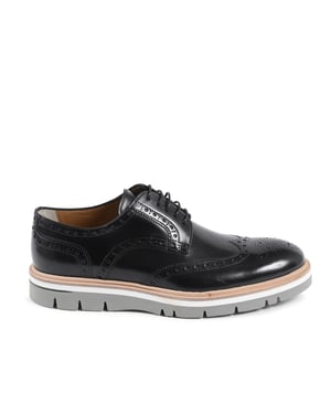 Dee Ocleppo Mens Brogue Shoes EB131 Vit Nero Luc Gallo