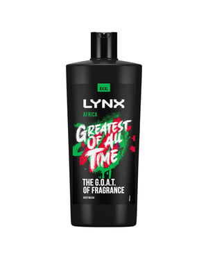 Lynx G.O.A.T Shower Gel up to 12H Refreshing Fragrance XXXL Africa, 700ml