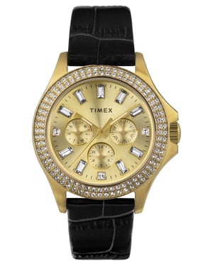 Timex Kaia Dames Zwarte Horloge TW2W10900