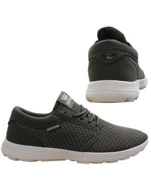 Supra Hammer Run Lace Up Mens Casual Running Trainers Grey 08128 157 B35A