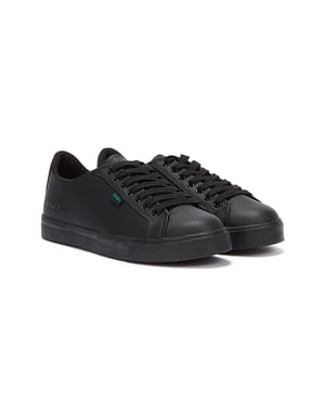 Jongens Meisjes Kickers Jeugd Leren Tovni Lacer Trainers - (Zwart)