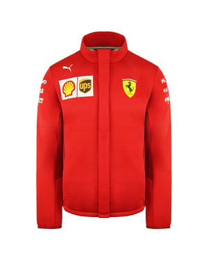 Puma Scuderia Ferrari Long Sleeve Zip Up Red Softshell Jacka för herrar 763021 02