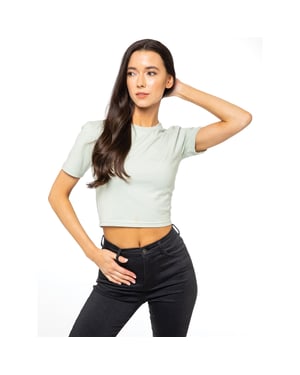 Enzo Womens Crop Top
