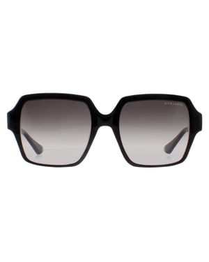 Dita Square Womens Zwart Donkergrijs naar Helder Gradiënt Luzpa