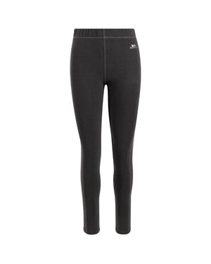 Trespass Dames/Dames Sunita Base Layer Bottoms (Zwart/Wormgrijs)
