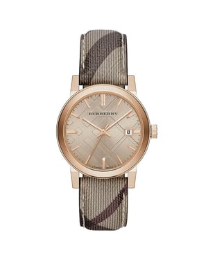 Burberry BU9040 The City Rose Gold Tone dameshorloge