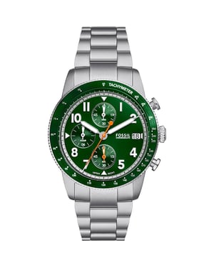 Fossil Sport Tourer Heren Horloge Zilverkleurig FS6048