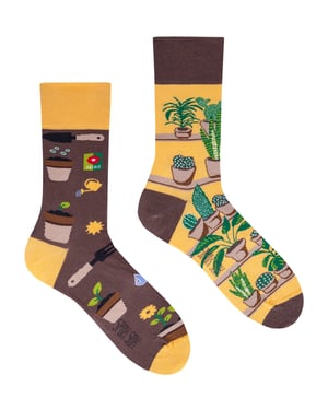SPOX SOX - Mens & Ladies Mismatched Novelty Odd Socks - Gardening